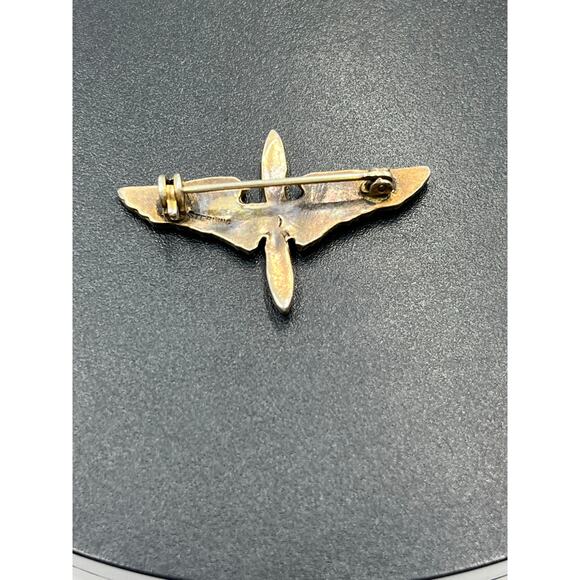 Vintage WWII Army Air Force Cadet Propeller Sterling Silver Pin Brooch - Picture 4 of 8